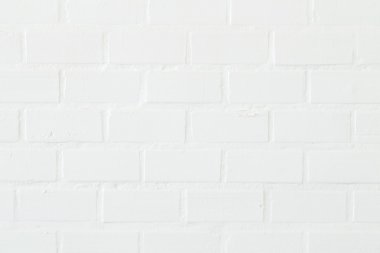 Beyaz tuğla duvar arkaplanı, doku
