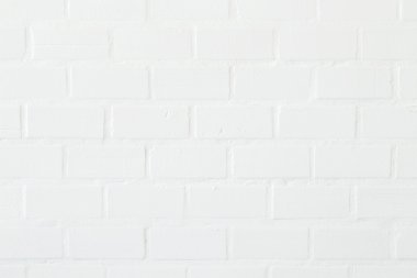 Beyaz tuğla duvar arkaplanı, doku