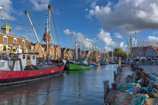 Tagliatrice Granchi Nel Porto Peschereccio Neuharlingersiel Neuharlingersiel Trova Nella Frisia — Foto Stock