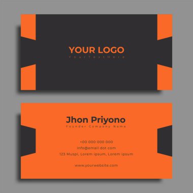 Bussines kart modern tasarım şablonu