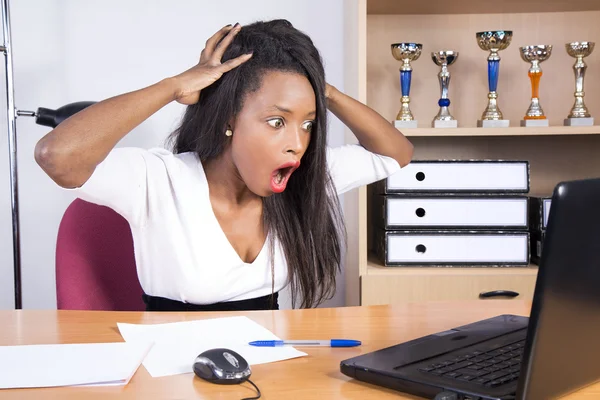 African business woman — Stock Photo, Image