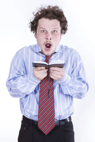 Surprised businessman — Stock Photo, Image