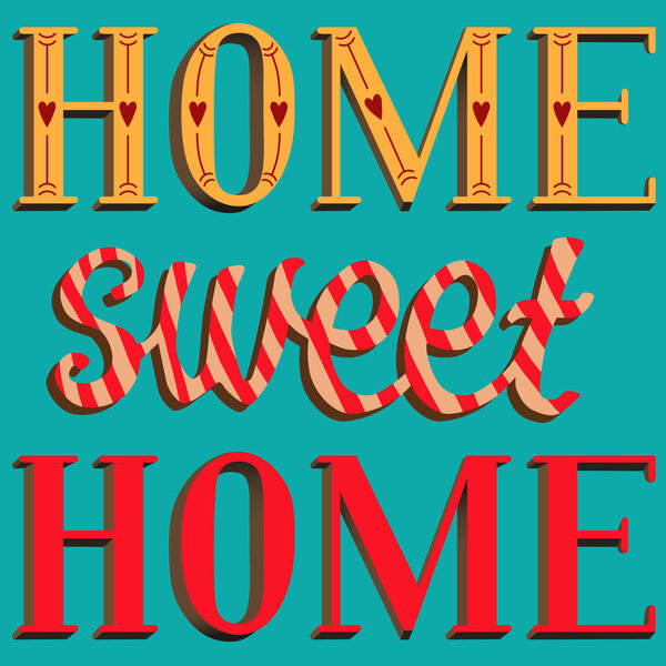 Lettering Home sweet home