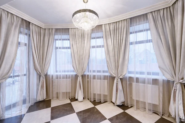 Cortinas de decoración de ventana — Foto de Stock