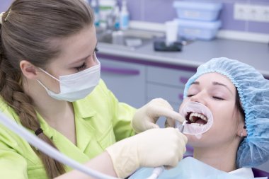 Diş Kliniği iç ve tıbbi ekipman