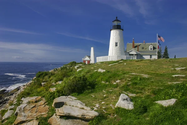 Pemaquid maják, maine, usa — Stock fotografie