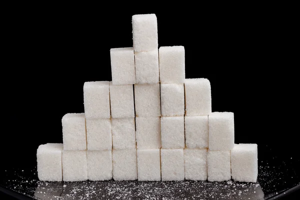 Cubes pyramidaux de sucre — Photo