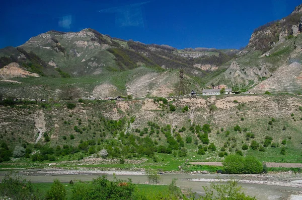 Panorama Einer Wunderschönen Berglandschaft Der Elbrus Region Kabardino Balkaria — Stockfoto