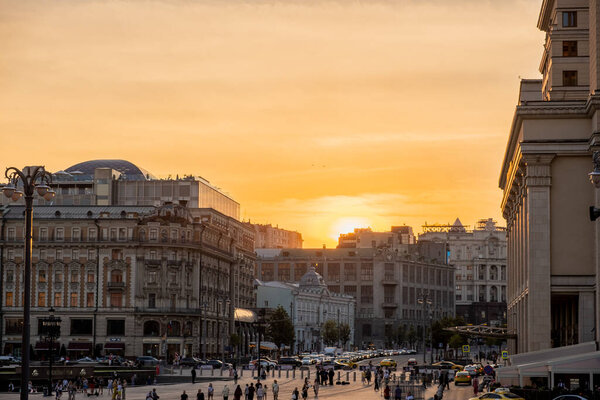 Тверская улица перед Кремлем