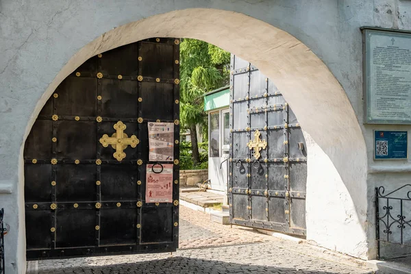 Slavný Novospasský Klášter Brána — Stock fotografie