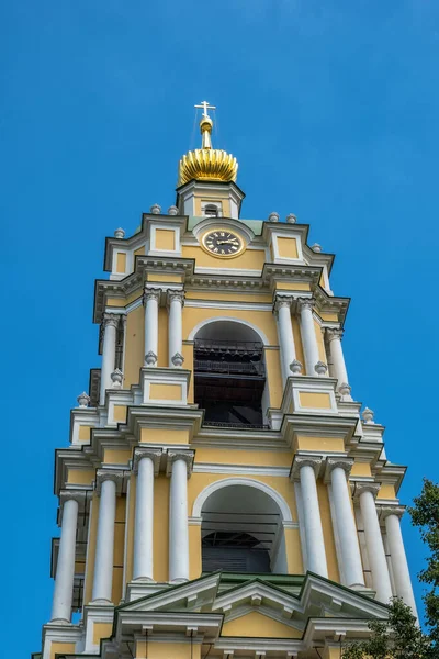 Известный Новоспасский Монастырь Кампаниле — стоковое фото