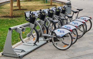 Moskova 'da bisiklet kiralama.