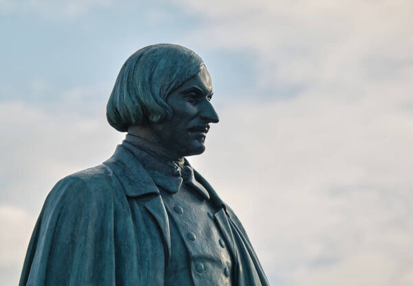 Nikolai Gogol - famous writer statue