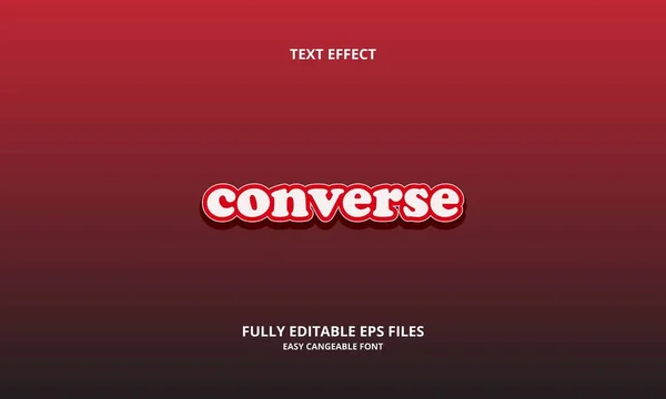 Converse biçim düzenlenebilir metin efekti