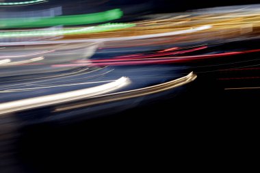 Renkli ışıkların renksiz arkaplanı