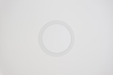 Beyaz Led lambası tavan, yuvarlak. Merkezli daire