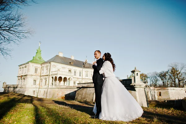 Büyüleyici ve şık Düğün çifti aşk arka plan eski v