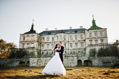 Büyüleyici ve şık Düğün çifti aşk arka plan eski v