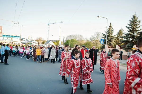 Lviv, Ukrayna - 27 Nisan 2016: Kutsal hafta tutku — Stok fotoğraf