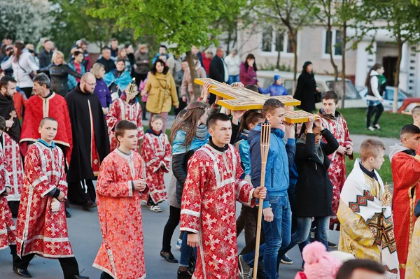 LVIV, UKRAINE - 27 AVRIL 2016 : Semaine Sainte passion — Photo