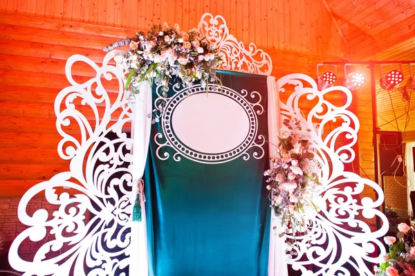 Dekorativa foto banner med ledigt utrymme för du text på bröllop — Stockfoto