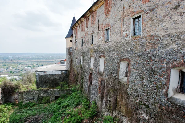 Trasero de las paredes del castillo Palanok, Mukachevo Transcarpathian, Ucrania —  Fotos de Stock