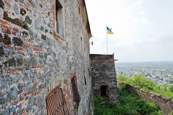 Rumpa av slottet väggar Palanok, Mukachevo Transcarpathian, Ukraina — Stockfoto