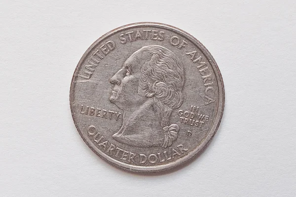 Moneda 25 Cents or Quarter Dollar, 2003 USA (Denver), State of Mis —  Fotos de Stock