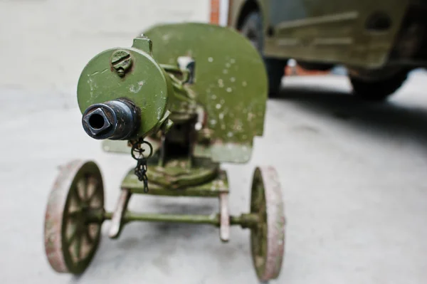 老老式机炮，马克西姆的系统。马克沁机枪 — 图库照片
