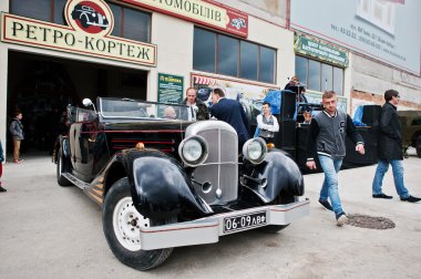 Podol, Ukrayna - 19 Mayıs 2016: Maybach Zeppelin Ds 8 Roadster, l