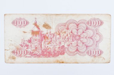 Hai, Ukrayna - Mayıs, 2016 yaklaşık: Bill 100 Ukrayna karbovanets m