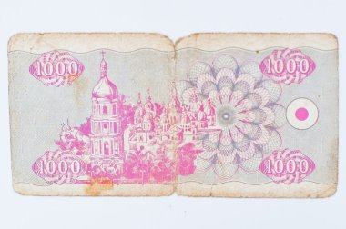 Hai, Ukrayna - Mayıs, 2016 yaklaşık: Ukrayna karbovanets Bill 1000 