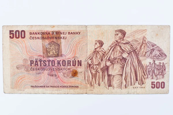 Hai, Ukrayna - Mayıs, 2016 yaklaşık: Bill 500 Çekoslovakya para — Stok fotoğraf
