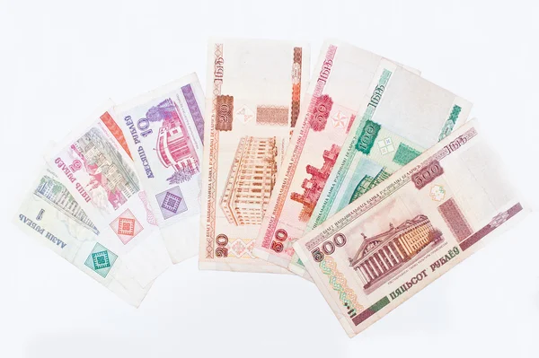 Hai, Oekraïne - omstreeks mei, 2016: Set van bill geld van Wit-Rusland, circa — Stockfoto