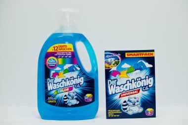 Berezovitsa, Ukrayna - Haziran, 2016 yaklaşık: Deterjanlar kümesi bir