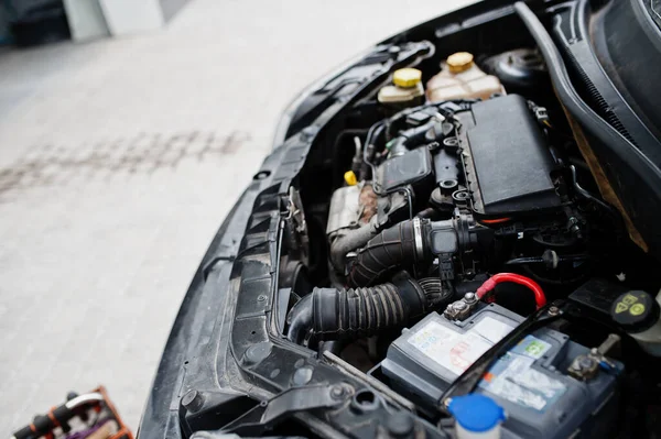 Tema Reparación Mantenimiento Automóviles Motor Coche Servicio Automático —  Fotos de Stock