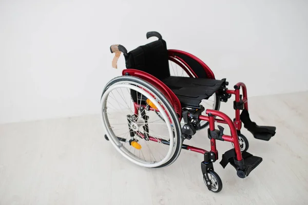 Empty wheelchair at home. Wheel chair indoor.
