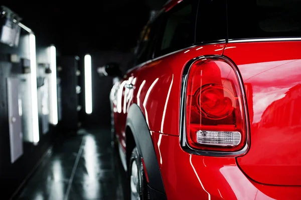 Детали Автомобиля Новый Свет Заднего Фонаря Заднего Тормоза Красный Автомобиль — стоковое фото