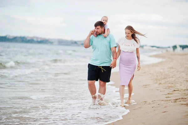 Summer Vacations Parents People Outdoor Activity Children Happy Family Holidays — Stock Photo, Image