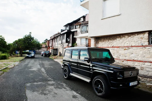 Nessebar Bulgária Junho 2021 Mercedes Benz Class Parking Street — Fotografia de Stock