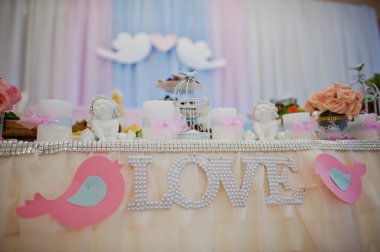 Düğün dekor tablo