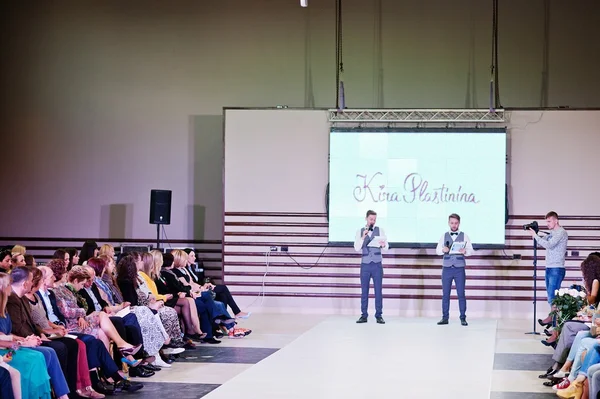 Ternopol Ukraina - 17 maja: Podolyany Fashion Week. 17 maja 2015 — Zdjęcie stockowe