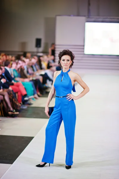 TERNOPIL UKRAINE - MAY 17: Podolyany Fashion Week.  May 17, 2015 — Stock Photo, Image