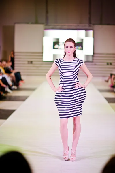 Ternopol Ukraina - 17 maja: Podolyany Fashion Week. 17 maja 2015 — Zdjęcie stockowe
