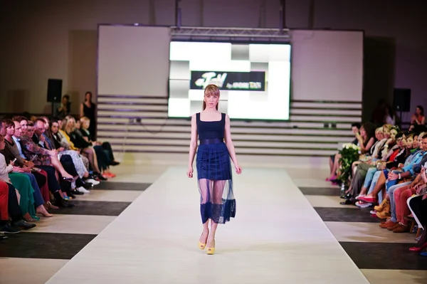 TERNOPIL UKRAINE - MAY 17: Podolyany Fashion Week.  May 17, 2015 — Stock Photo, Image