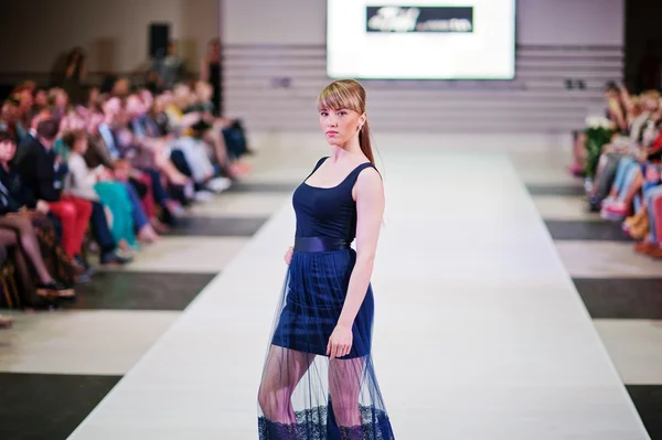 TERNOPIL UKRAINE - MAY 17: Podolyany Fashion Week.  May 17, 2015 — Stock Photo, Image