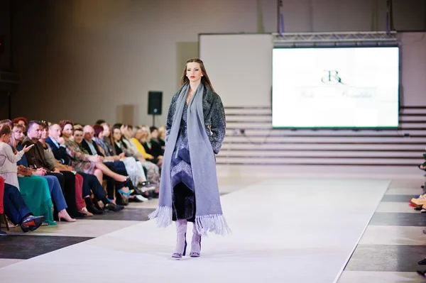 TERNOPIL UKRAINE - MAY 17: Podolyany Fashion Week.  May 17, 2015 — Stock Photo, Image