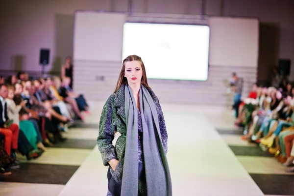 TERNOPIL UKRAINE - MAY 17: Podolyany Fashion Week.  May 17, 2015 — Stock Photo, Image