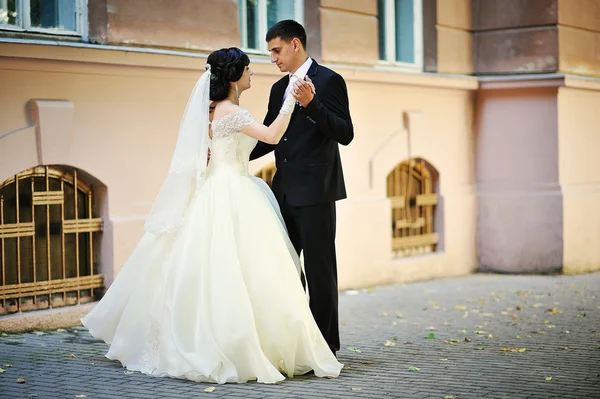 Danza matrimonio coppia — Foto Stock