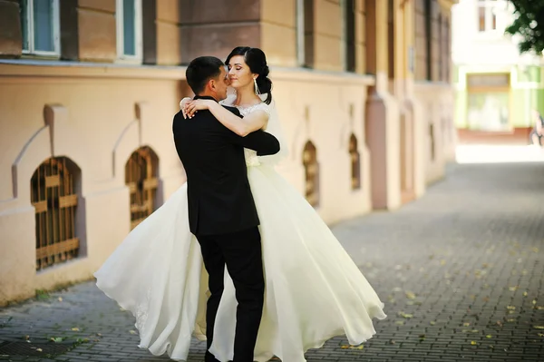 Dance wedding couple — Stock Photo, Image